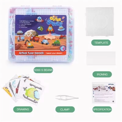 Glow-in-Dark Space Fuse Beads Kit